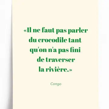 Proverbe Congo